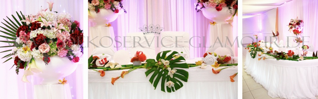 Exotisch deko kocher glamour